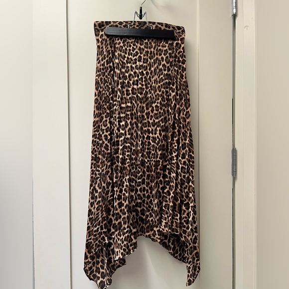 ZARA Leopard Print Midi Skirt - Picture 1 of 6